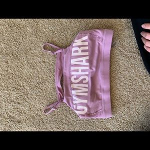 GYMSHARK pink purple sports bra